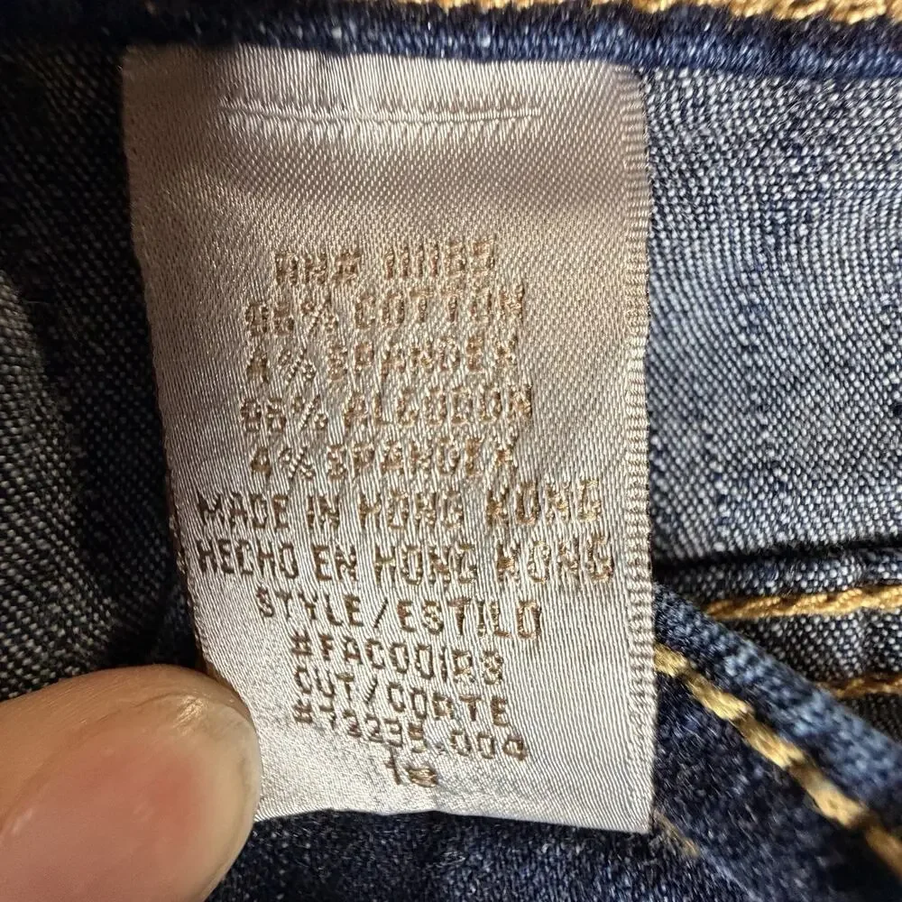 Baby Phat Authentic Jeans Womens 18 Denim Casual Pockets Cat Metal Logo - Picture 7 of 11